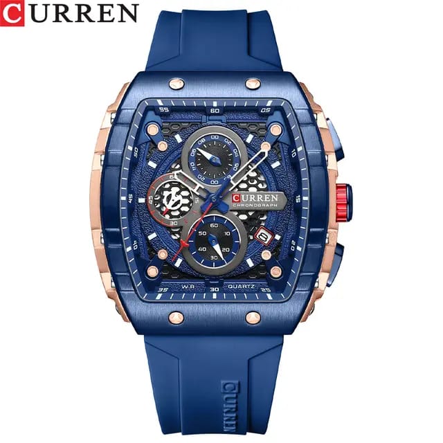 PAGO CONTA ENTREGA - ENVIO GRATIS - RELOJ CURREN EN SILICONA.