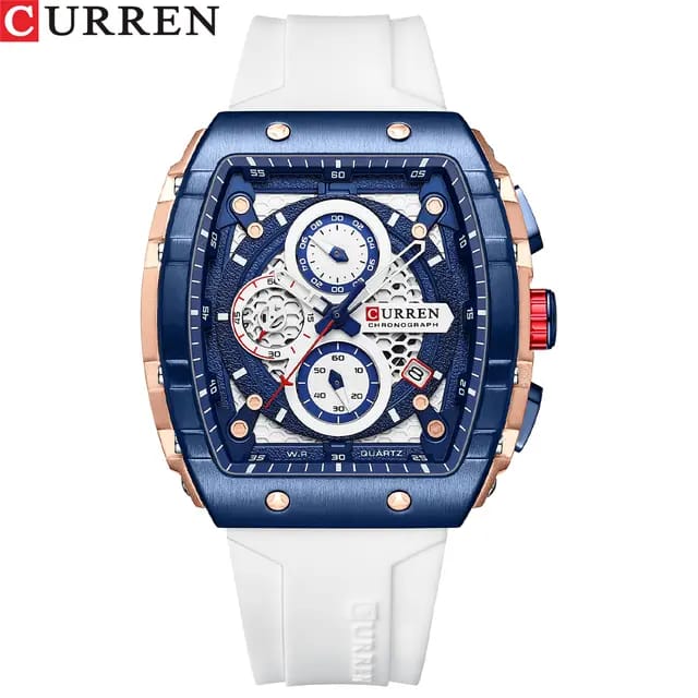 PAGO CONTA ENTREGA - ENVIO GRATIS - RELOJ CURREN EN SILICONA.