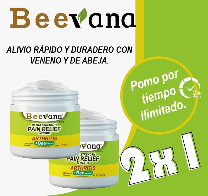 Beevana crema dolores y articulaciones 2X1