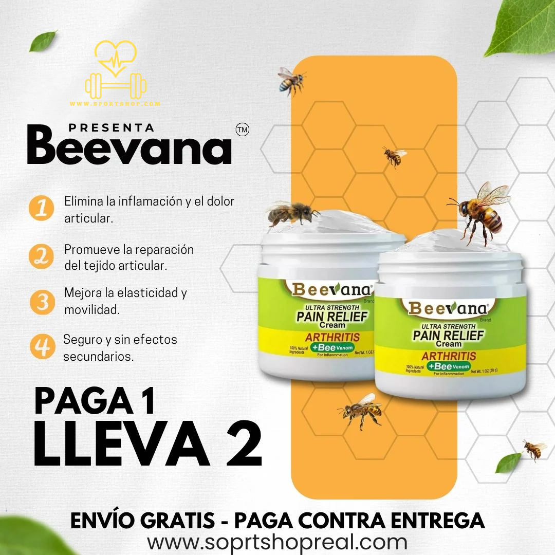 Beevana crema dolores y articulaciones 2X1